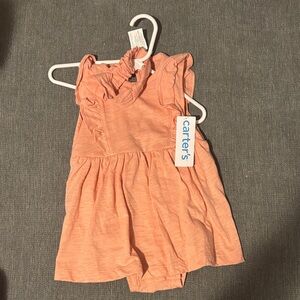 Carter's Coral Ruffle Dress